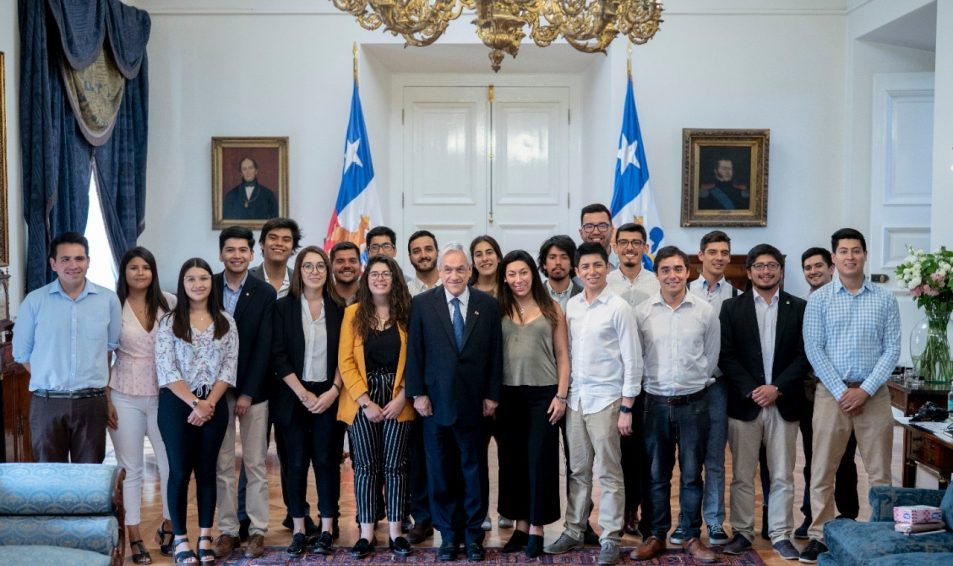 Juventudes de Chile Vamos se reunieron con Presidente Piñera