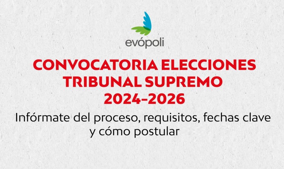 Convocatoria a elección miembros del Tribunal Supremo 2024-2026