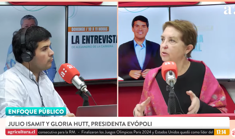 Gloria Hutt en entrevista en profundidad con Julio Isamit, en nuevo programa por Agricultura TV