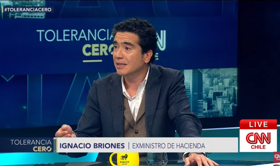 Ignacio Briones: «El crecimiento de 1,8% es mediocre, completamente insuficiente y causa de profundo malestar»