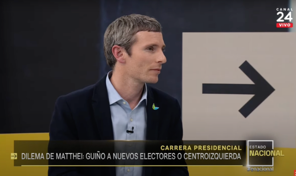 Juan Manuel Santa Cruz: «Quien es capaz de volver a prender los motores de Chile es Evelyn Matthei»